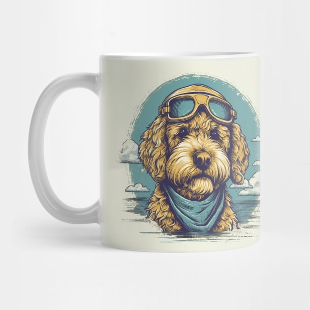 Aviator dog by GreenMary Design